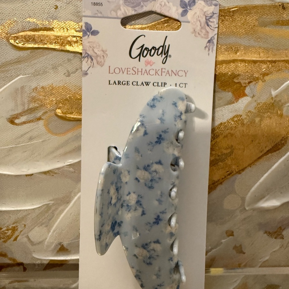 Goody LoveShackFancy Blue Claw Clip